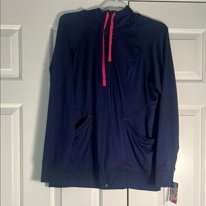 NWT Smitten Women's Navy Scrub Jacket
